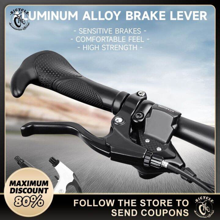 1 Pair MTB Brake Levers Bike Lever Brake Cable Aluminium Alloy Bicycle