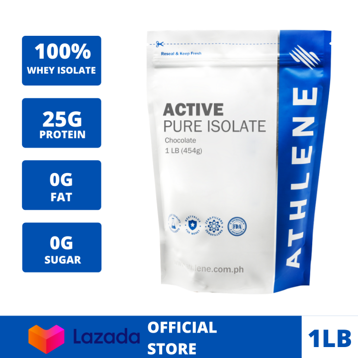 ACTIVE Pure Isolate 1LB 100 Whey Protein Isolate Powder Lazada PH