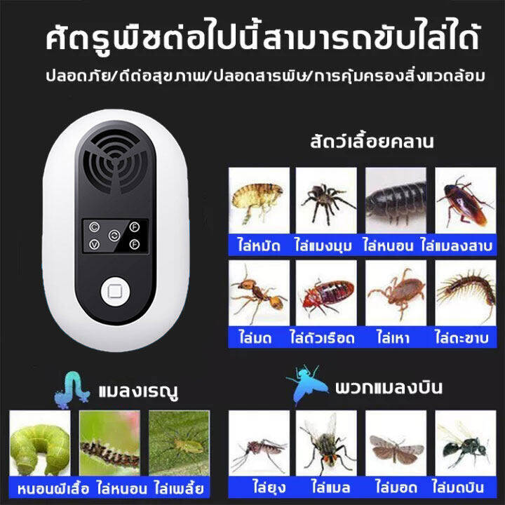 เครื่องไล่หนู2023-ที่ไล่หนูไฟฟ้า-ไล่หนูไฟฟ้า-อัลตราซาวนด์กำลังสูง-กำจัดหนู-ไล่หนูในบ้าน-สามารถขับไล่-แมลงสาบ-ยุง-แมลงวัน-ตุ๊กแก-ค้างคาว-เครื่องไล่หนูไฟฟ้า-เครื่องไล่ยุง-เครื่องดักหนู-เครื่องไล่จิ้งจก-