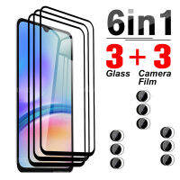 2in1ฟิล์ม4in1 6in A05S เคสโทรศัพท์แบบกระจก1กระจกนิรภัยสำหรับ Samsung Galaxy ฟิล์มหน้าจอด้านหน้า9ชั่วโมง6.7นิ้วสำหรับ Samsung A05 A05S ฟิล์มกล้อง2023