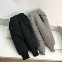 [COD] Chenmas baby and childrens winter down boys outerwear casual warm feet white goose trousers