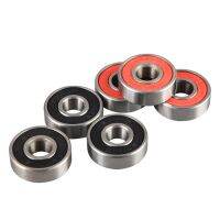 Abec9 608ตลับลูกปืนล้อสเก็ตอินไลน์608 Rs กันสนิม608rs เพลาสีแดงปิดผนึกขนาด8X22X7มม.