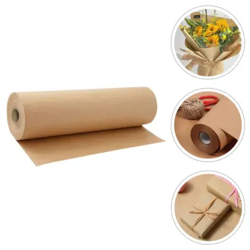 1 Roll 30M Brown Kraft Wrapping Paper Parcel Packing Paper for