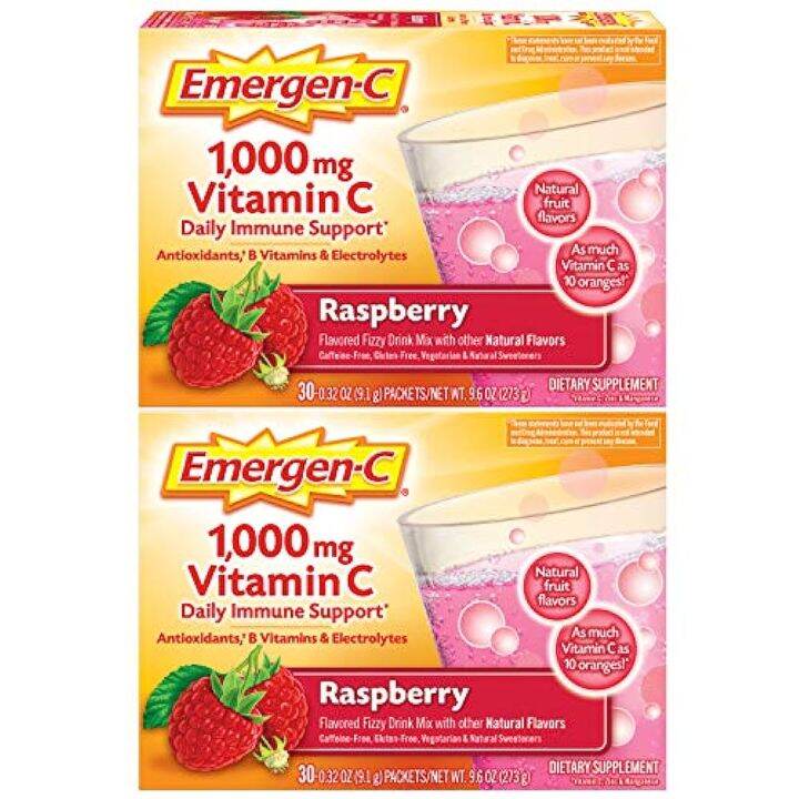 [PREORDER] EmergenC 1000mg Vitamin C Powder, with Antioxidants, B Vitamins and Electrolytes