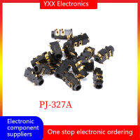 10ชิ้น PJ-327A ชุบทองหูฟังแพทช์ขั้วต่อหลอดไฟ LED