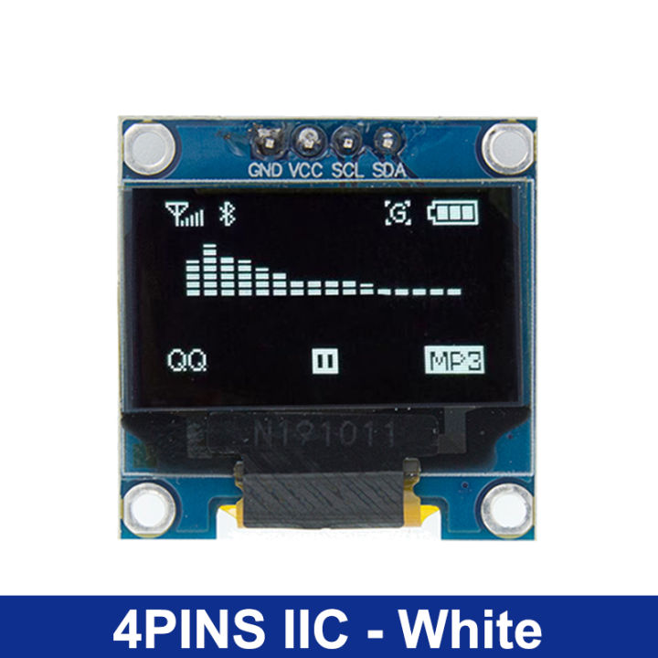 0-96นิ้ว-iic-spi-serial-74pin-สีขาวสีฟ้าสีเหลืองสีเหลือง-oled-โมดูลจอแสดงผล-ssd1306-1284หน้าจอ-lcd-สำหรับ-arduino