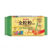 Ginbis Whole Grain Animal-Shaped Snacks 150g. บิสกิตกรุบกรอบมีประโยชน์และรสชาติดี