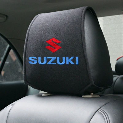 พนักพิงศีรษะสำหรับรถยนต์ผ้าเช็ดตัวที่คาดผมที่นั่งป้องกันสกปรกใช้ได้ทุกฤดูการใช้งานทั่วไปสำหรับตกแต่งภายในรถยนต์สำหรับ Suzuki พกพาชุดขยายเสียง APV Ciazjimny Swift Dzire Celerio Vitara Raider Alto