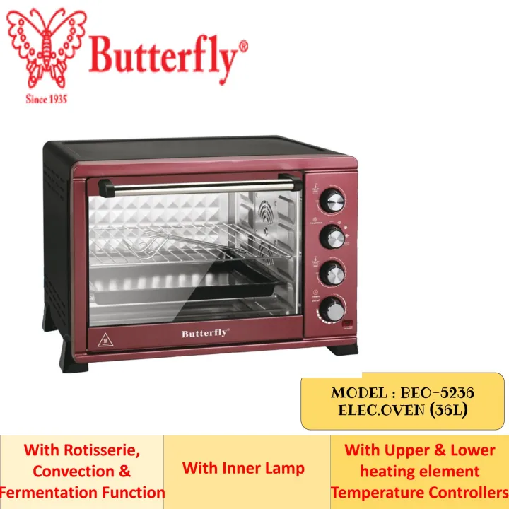 Butterfly Electric Oven 36LBEO5236 Lazada