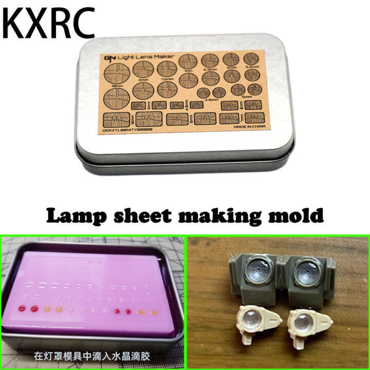 Transparent Car Lamp Shade Maker Tool Mold for 110 RC Crawler Car