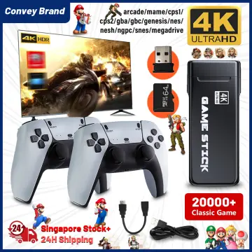 Game Stick Console Video Game 32G Lite 4K HD Console Built-in 10000 Games  Christmas Gift Retro Game Console Wireless Controller