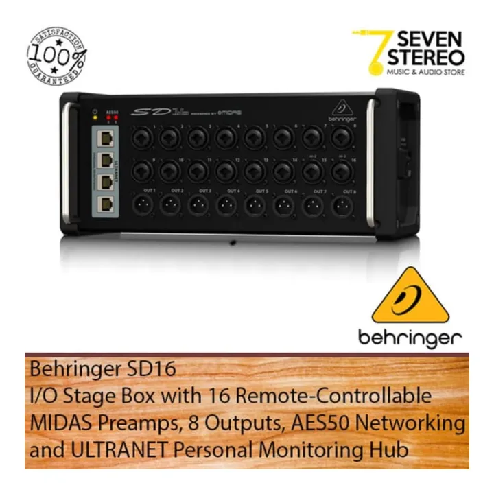 Behringer SD16 Stage Box With MIDAS Preamp Lazada Indonesia