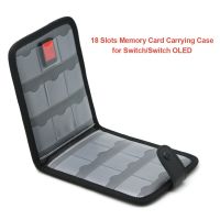 18 Slots Carrying Case Holder for Nintendo Switch Accessories Portable Game Card Protector Storage Bag for Nintendo Switch OLED Cases Covers