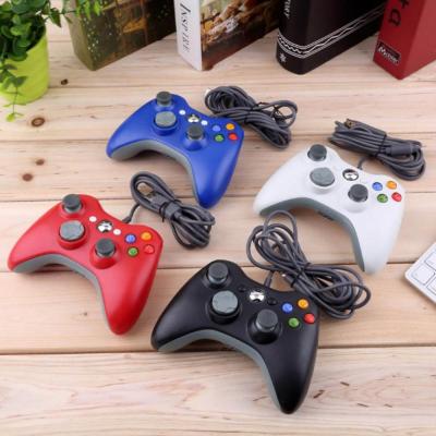 Gamepad สำหรับ360 USB ควบคุมจอยสติ๊กเกมโทรศัพท์และแท็บเล็ตเกมแพดมีสายสำหรับ Microsoft 360สำหรับวินโดวส์วิสตา/7/WINXP เกมส์แป้นเกมส์