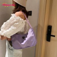 【shoulder bag】Women Nylon Totes Shoulder Bag Simple Female Street Underarm Handbag Purse