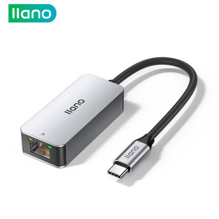 llano-อะแดปเตอร์อีเธอร์เน็ต-2500mbps-type-c-กิกะไบท์-usb-c-to-lan-rj45-การ์ดเครือข่าย-สำหรับแม็ค-แล็ปท็อป