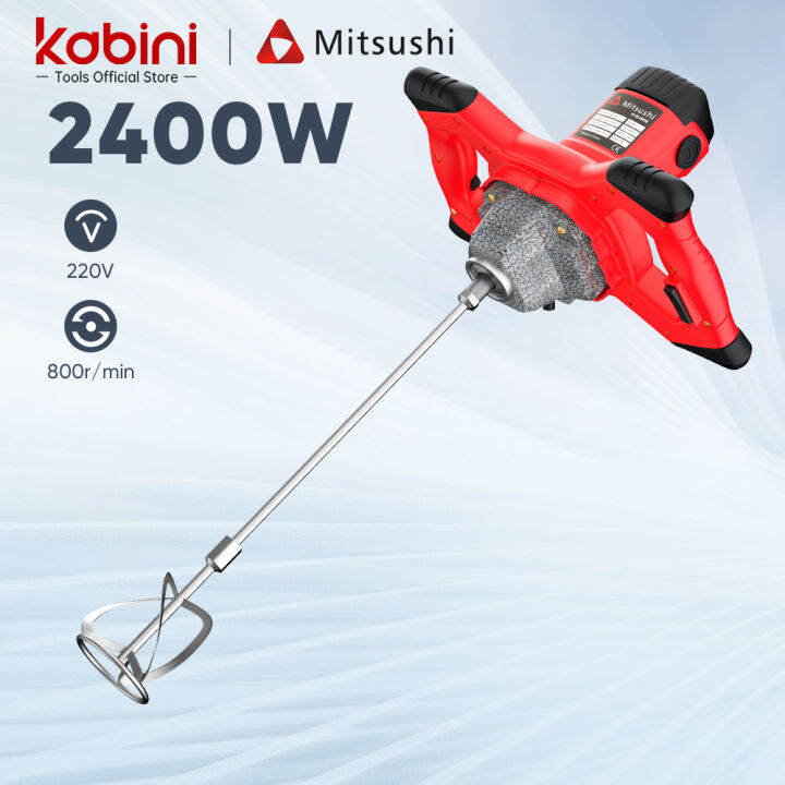 Mitsushi 2400W 6speed Adjustable Speed Handheld Electric Concrete