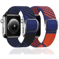 pengyigan Nylon Strap for Apple Watch Band Ultra 8 7 SE 6 5 4 3 Adjustable Elastic Bracelet 45mm 41mm 44mm 40mm 42mm 38mm iWatch Band 49mm