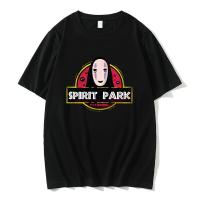 Anime Spirited Away T-shirt Manga Studio Ghibli No Face Man T Shirts Men Funny Miyazaki Hayao Spirit Park Graphic T Shirts