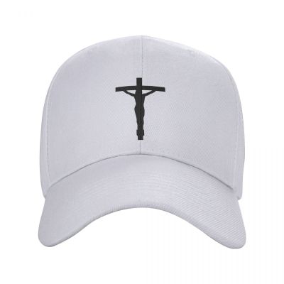 Punk Unisex Christ The Redeemer Trucker Hat Adult Christian Cross Christianity Adjustable Baseball Cap for Men Women Sports