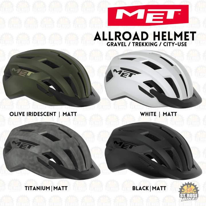 MET ALLROAD Helmet MultiPurpose Helmet for Gravel, Trekking, and City