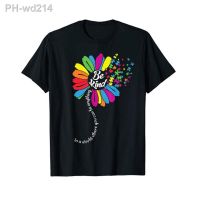 Autism Awareness Clothes Women Mom Kids Acceptance Sunflower Be Kind T-Shirt Mother 39;s Day Gifts Floral Print Graphic Tee Tops