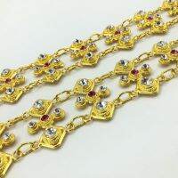 Vintage Jewelry สร้อยสังวาลย์ ประเพณี ชุดไทย ประดับ เพชรทอง ใหญ่เส้นสังวาลย์ บริการเก็บเงินปลายทาง