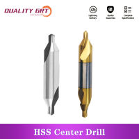 10pcs Quality Grt HSS Center Drill Bit 60 Degree Countersinks Angle Bit Metal Drill Bit HSS titanium spiral Center drill Process