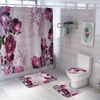 Bathroom Car Rug Bath Mat and Shower Curtain Set Bathroom Toilet Rug Bath Mats Home Decor Shower Floor Foot Rug Bathroom Mats