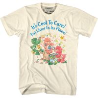 Cartoon Care bears  graphic cotton O-neck T-shirt for men