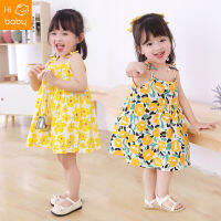 Thai girl dresses  2023 Summer Girls Skirt Childrens Instagram Style Princess Slip Skirt Girls Dress New Style Childrens Wear Floral Skirt