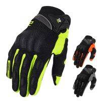 ถุงมือรถจักรยานยนต์ Moto Touch Screen Breathable Powered Motorbike Racing Riding Bicycle Protective Gloves Men Cycl Gloves