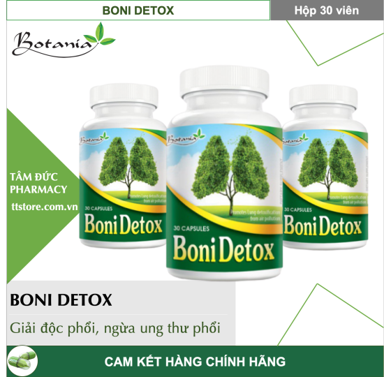 Bonidetox hộp 30 viên - viên uống bổ phổi botania boni detox - ảnh sản phẩm 2