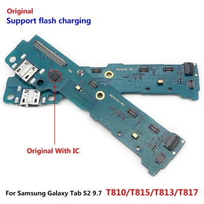 【☄New Arrival☄】 anlei3 Dock ขั้วต่อ Micro Usb ชาร์จบอร์ดพอร์ตสายเคเบิ้ลยืดหยุ่นสำหรับ Samsung Galaxy Tab S2 9.7 T810 T813 T815 T817 T819