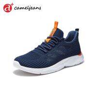 CODwumei04 Cameljeans Mens Mesh Breathable Sneakers Thin Casual Mesh Shoes Flying Woven Running Shoes