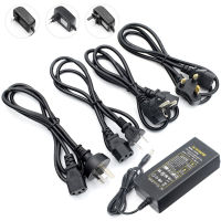 DC 5A 12V หลอดไฟ AC 100-240V 5060Hz อะแดปเตอร์จ่ายไฟ5A LED Power Adapter สำหรับกล้องวงจรปิด LED โคมไฟ UK US EU AU Plug