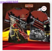 Custom Name 3D All Over Print Firefighter Shirt, Honor The Fallen, Fire Man Best Gifts, Firefighter Shirt