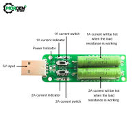 【2023】Resistor Resistance USB DC Electronic Load With Adjustable Switch 3 5V1A Current2A3A Battery Capacity Discharge Voltage Tester