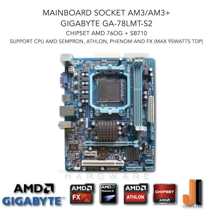 mainboard-gigabyte-ga-78lmt-s2-socket-am3-am3-95-watts-tdp-มือสอง