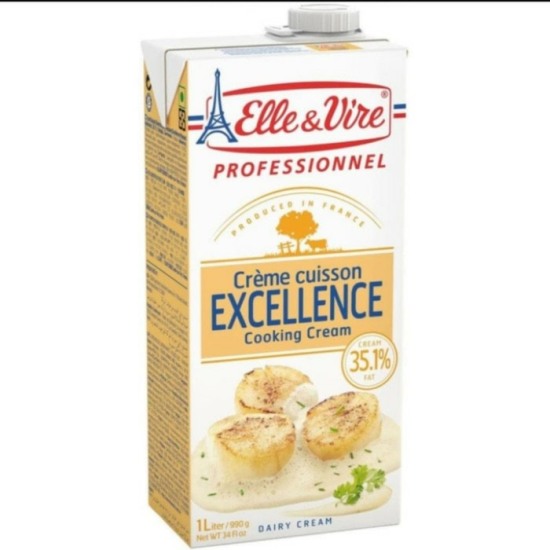 Kem sữa nấu cooking cream elle & vire professionnel 200ml 1000ml 12h - ảnh sản phẩm 1