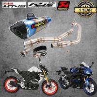 ท่อแต่งr15 mt15 ท่อyamaha ท่อakrapovic shorty รุ้ง ปากเคฟล่า r15โฉมใหม่ ท่อแต่ง r15 โฉมใหม่ เสียง แน่น นุ่ม ทุ้ม ไม่แต่งในรอบสูง ระบายความร้อนได้ดี อัตร