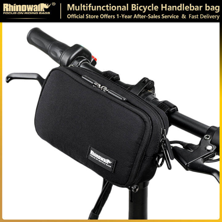 Rhinowalk Handlebar Bike Bags For Brompton And 3sixty Multifunctional 