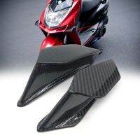 2 PCS High Quality Carbon Fiber Scoooter Dynamic Motorcycle Wing kit Motorbike Scooter Aerodynamic Motorcycle Winglet Kits