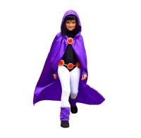 Deluxe Teen Titan Raven Costume for Halloween party Cosplay Costume For Kids Girls Dress s Women Party Decor Cos Suits Gift