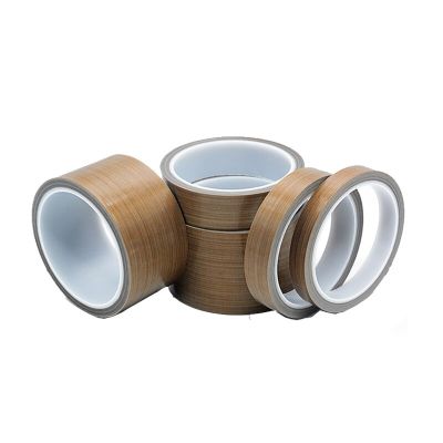 10Meter Insulation PTFE Tape High Temperature Adhesive Tape Brown Heat-Resistant For Vacuum Sealing Machine Adhesives Tape