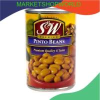 เอสแอนด์ w ถั่วพินโต 425 กรัม/S&amp;w Pinto Beans 425g(แพ็ค2)