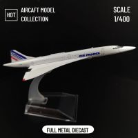 Scale 1:400 Replica Metal Airplane 15cm Air France Concorde Model Aviation Miniature Xmas Kids Room Decor Gift Toys for Boys