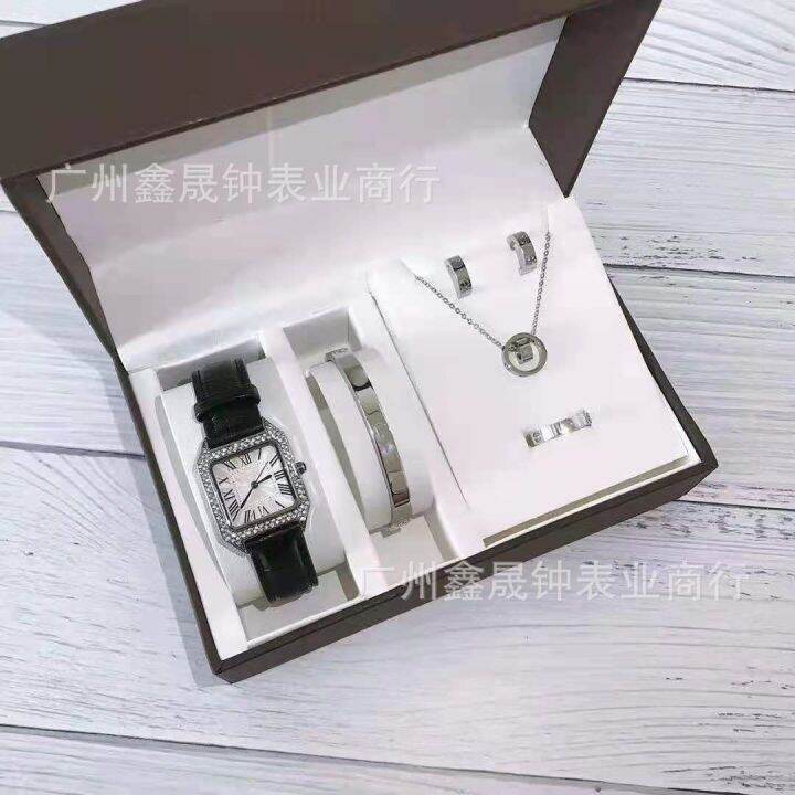 cross-border-trade-micro-shang-dynasty-set-hair-set-auger-square-dial-five-act-the-role-ofing-is-tasted-suit-quartz-female-watch-wholesale