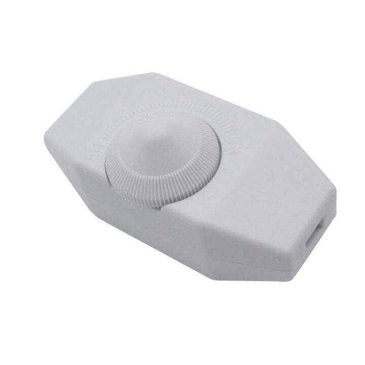 Manual Rotary Cord Switch AC 220V 1A Slide Control Lamp Dimmer for