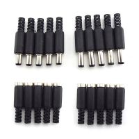 【CW】 5/10pcs DC female male jack Socket Power supply Plug Connectors 5.5mm x 2.1mm 5.5x2.5mm Adapter Wire 5525 5521 Terminal